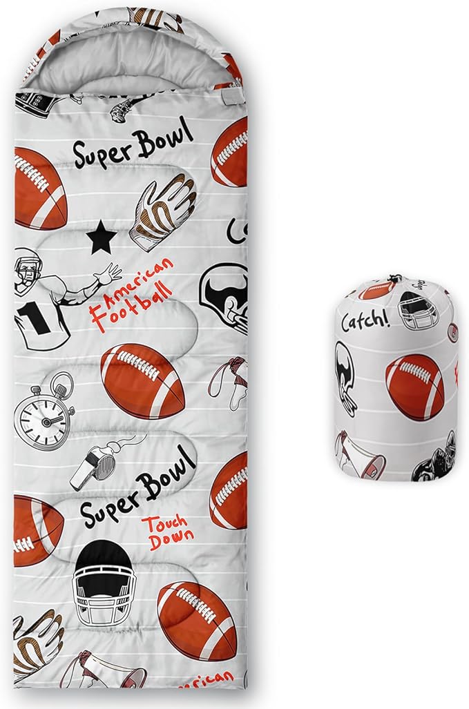 Print sleeping bag,sleeping bags,Outdoor Camping Sleeping Bag，Suitable For Children Boys And Girls Portable,Waterproof,Compact And Lightweight,Great For Outdoor Camping,Backpacking And Hiking