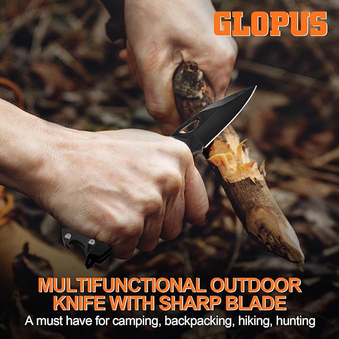 Birthday Gifts for Dad Him Husband, Multitool Carabiner With "Best Dad Ever", EDC Carabiners with Folding Knives, Bottle Opener, Window Breaker and Screwdriver, Survival Gear for Camping Hiking