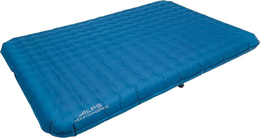 ALPS Mountaineering Vertex Air Bed, Twin or Queen Inflatable Mattress, Versatile Pump Included