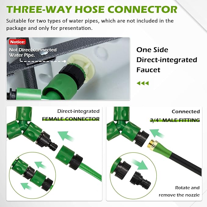 Folding Fish Cleaning Table with Collapsible Bucket, Portable Outdoor Fillet Station Camping Sink Table with Faucet, Drainage Hose & Sprayer, Grid Rack, Knife Groove for Picnic Fishing