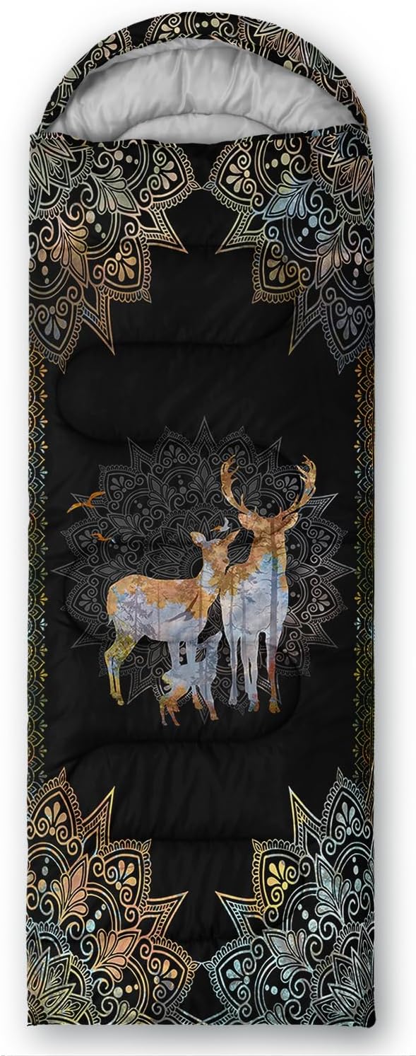 CVHOUSE Camping Sleeping Bags,3 Season Warm & Cool Weather,Lightweight,Waterproof Sleeping Bags for Adults & Kids,Traveling,and Outdoors,Camping Gear Equipment