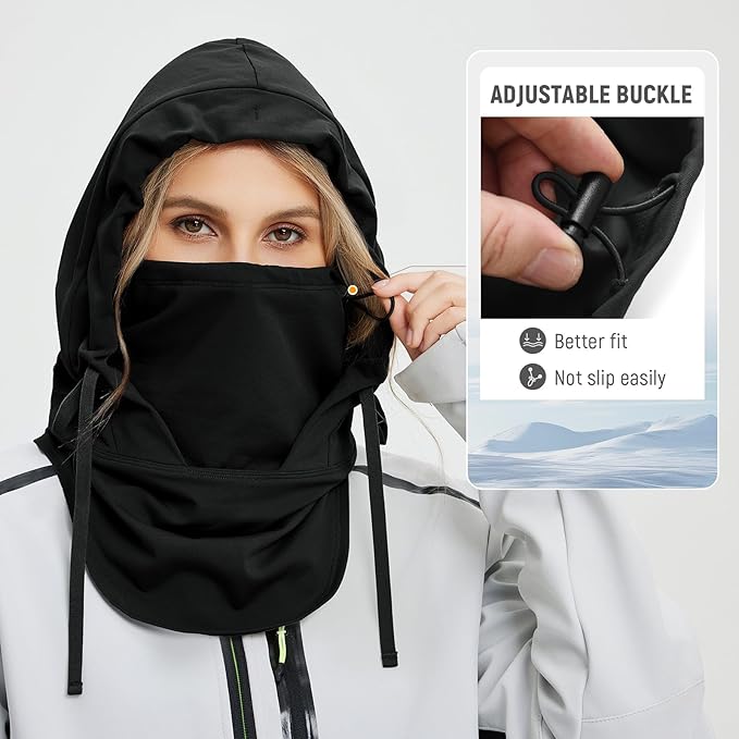 baleaf Balaclava Ski Mask Winter Water Resistant Face Mask for Women Men Cold Weather Gear Skiing Snowboarding Neck Gaiter