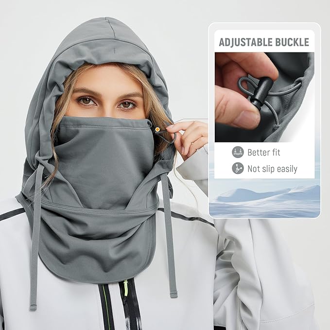 baleaf Balaclava Ski Mask Winter Water Resistant Face Mask for Women Men Cold Weather Gear Skiing Snowboarding Neck Gaiter