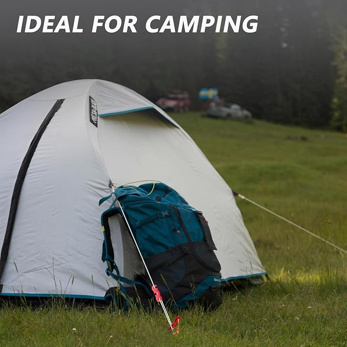 30Pcs Guyline Tensioner Aluminum Alloy Guy Line Cord Adjusters Tent Rope Tensioners Paracord Tensioner for Outdoor Tent Camping Hiking Accessories