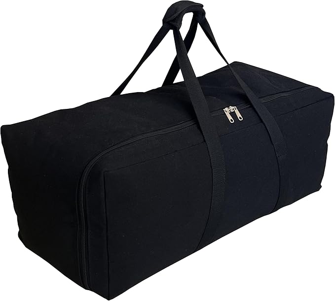 Extra Large Canvas Duffle Bag, Camping Tent, Travel Storage