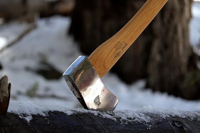 1844 Helko Werk Germany Classic Expedition - 4.5lb Felling Axe - Made in Germany Large Felling Axe for Heavy Duty Felling Trees, Cutting Wood and Timber - Head 4.5lb, Handle 35in. (Expedition) #10497