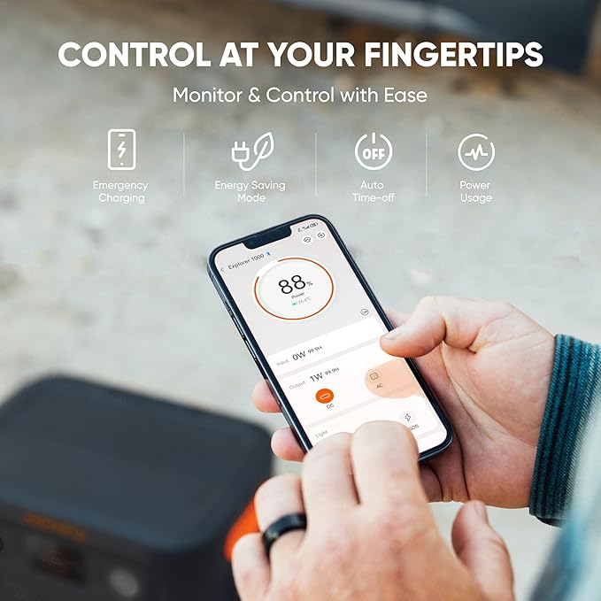 Jackery Solar Generator 240 v2 and 40W Mini Solar Panel, 256Wh LiFePO4 Battery, 300W AC & 100W USB-C Output, Ultra Fast Solar Charging for Outdoors, Camping, Travel & Emergencies