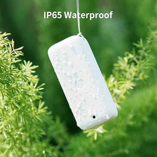 SwitchBot Wi-Fi Humidity Sensor 4 Pack with Hub 2 (Matter Enabled), IP65 Indoor Outdoor Thermometer Wireless, Humidity/Temperature/Dewpoint/VPD Sensor with Smart Alerts, Compatible with Alexa