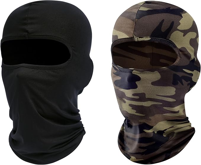 Ski Mask Balaclava Shiesty, 2 Pack Neck Gaiter Motorcycle UV Protector Cooling for Men/Women