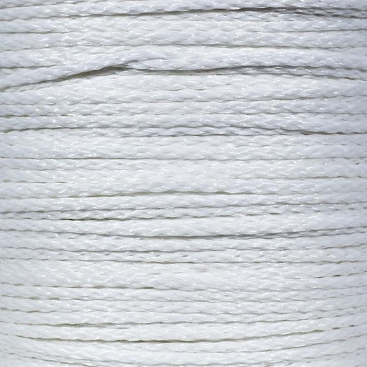Hollow Braid Polypropylene Rope (3/16 Inch, 100 Feet, White) - Barrier Rope - Trail Marking, Crowd Control, Golf Courses
