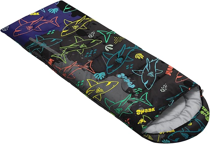 QOOMO Camping Sleeping Bags,3 Season Warm & Cool Weather,Lightweight,Waterproof Sleeping Bags for Adults & Kids,Traveling,and Outdoors,Camping Gear Equipment