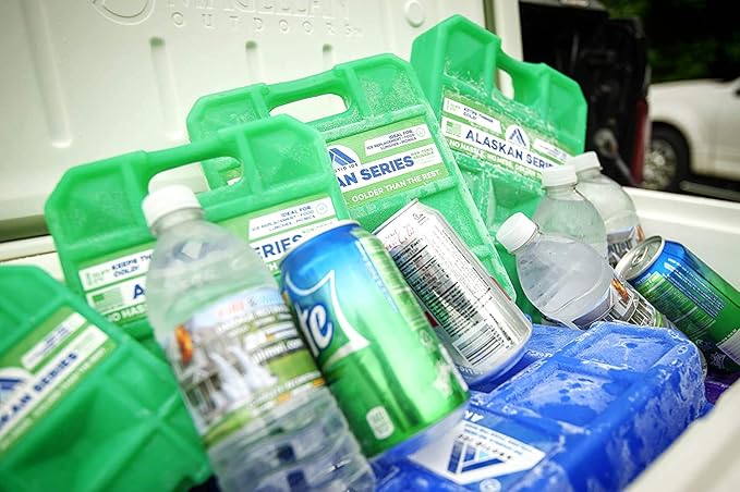 Arctic Ice Alaskan Series Long Lasting Reusable Ice Pack - Freezes at 32° Fahrenheit - Keeps Food & Drinks Cool Without The Risk of Freezing