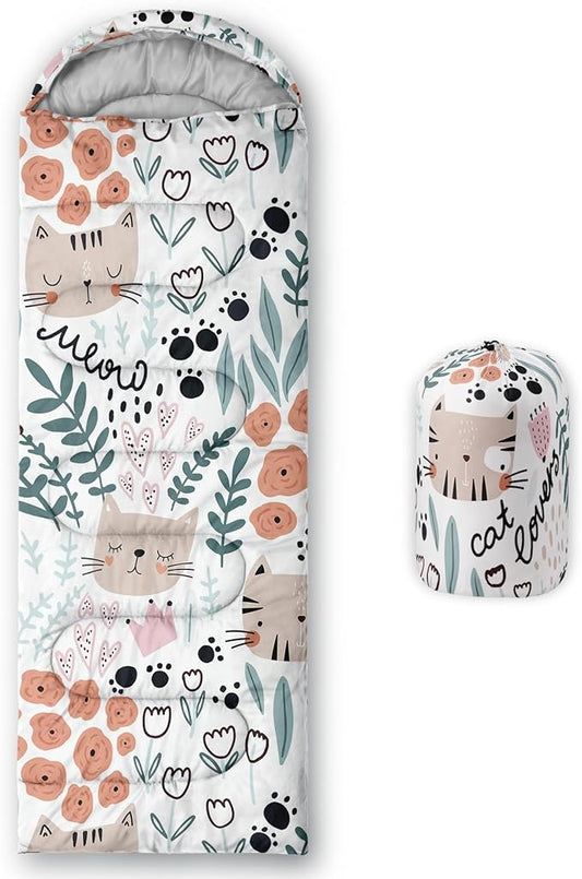 CVHOUSE Camping Sleeping Bags,3 Season Warm & Cool Weather,Lightweight,Waterproof Sleeping Bags for Adults & Kids,Traveling,and Outdoors,Camping Gear Equipment