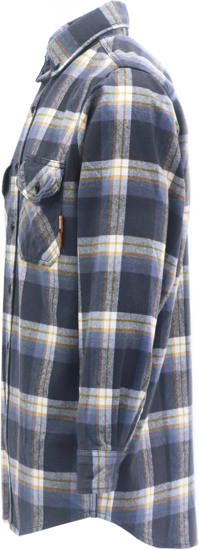 VATRENUS FR Shirts for Men Plaid Flannel Jacket 8.5oz Heavyweight Flame Resistant Welding Shirt