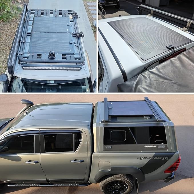 100W 12V ETFE Flexible Solar Panel, 33.5x28in, PERC 9BB 23.5%+ Efficiency Mono Solar Cells, for Campers, RVs, Boats, Tent