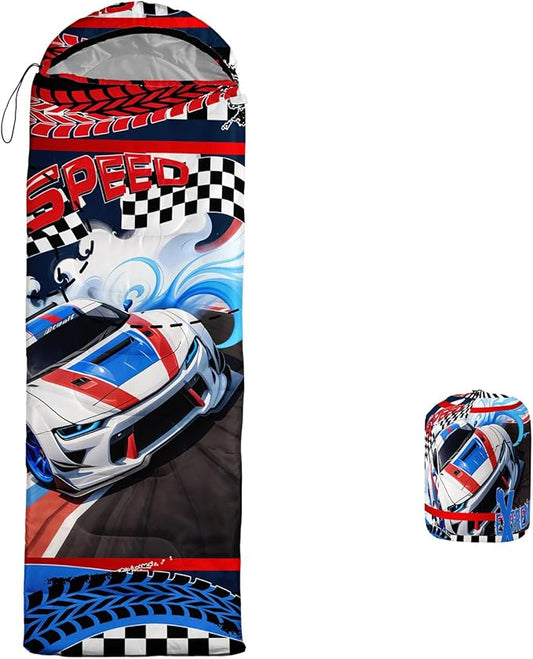 Print sleeping bag,sleeping bags,Outdoor Camping Sleeping Bag，Suitable For Children Boys And Girls Portable,Waterproof,Compact And Lightweight,Great For Outdoor Camping,Backpacking And Hiking