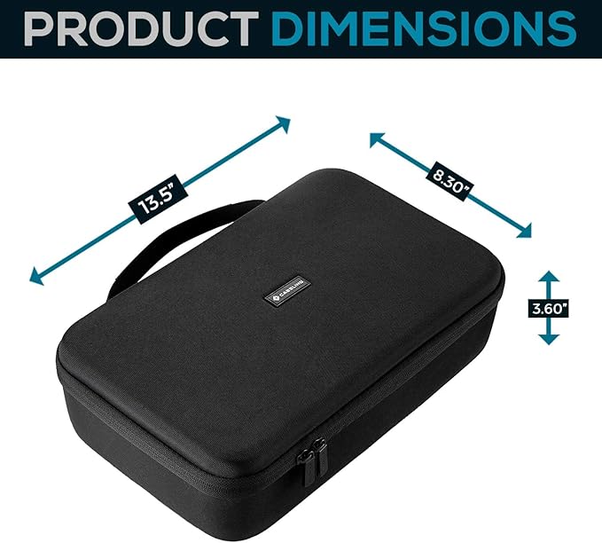 Eva Protection Case - 13.5" x 8.3" - Hard Shell Case for Boost Pro GB150 3000A UltraSafe Car Battery Jump Starter - for Storage and Travel