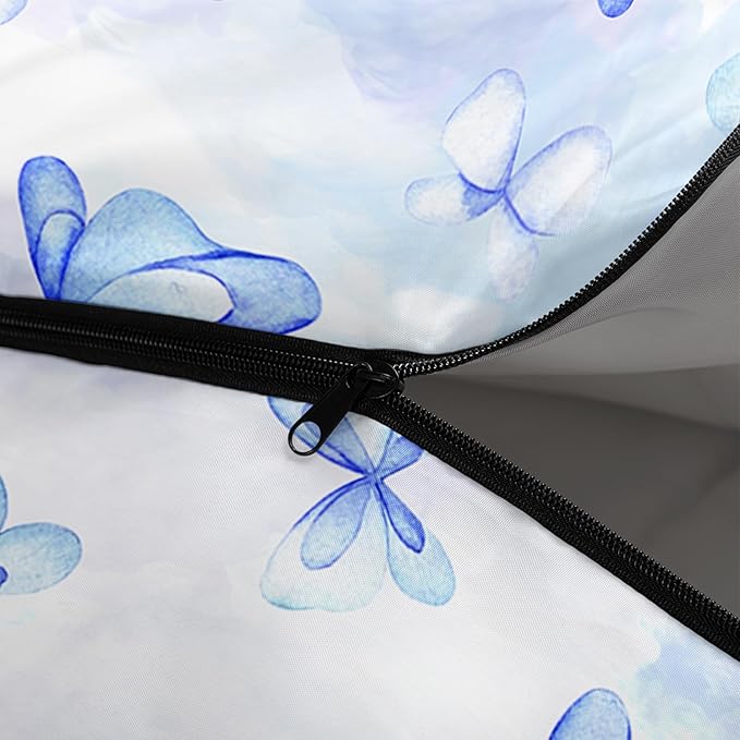 AILONEN Pink Lovely Rabbit Sleeping Bag for Girls Kids Adults,Warm and Cool Weather,Lightweight,Waterproof Backpacking,Cartoon Flowers Printed Bunny Sleeping Bag for Camping