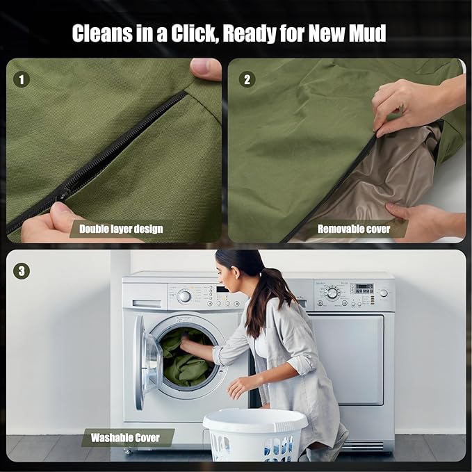 Double-Layer Inflatable Couch with Built-in Pump - Automatic Air Sofa Chair, Super Tough & Tear-Resistant Fabric for Camping, Outdoor, Travel, Home Use (Portable Luxury Comfort)