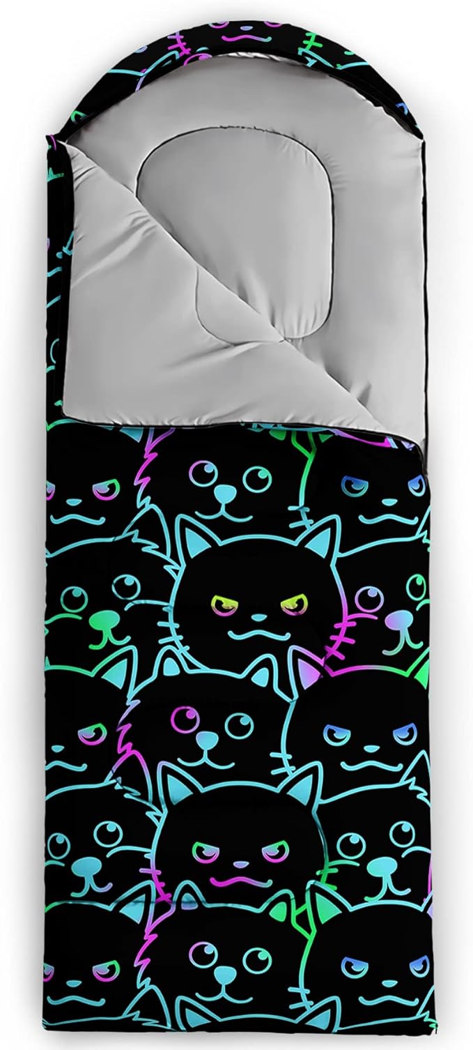 BailiPromise Camping Sleeping Bags,3 Season Warm & Cool Weather,Lightweight,Waterproof Sleeping Bags for Adults & Kids,Traveling,and Outdoors,Camping Gear Equipment