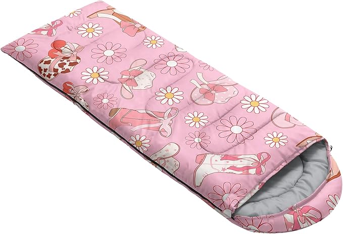 QOOMO Camping Sleeping Bags,3 Season Warm & Cool Weather,Lightweight,Waterproof Sleeping Bags for Adults & Kids,Traveling,and Outdoors,Camping Gear Equipment