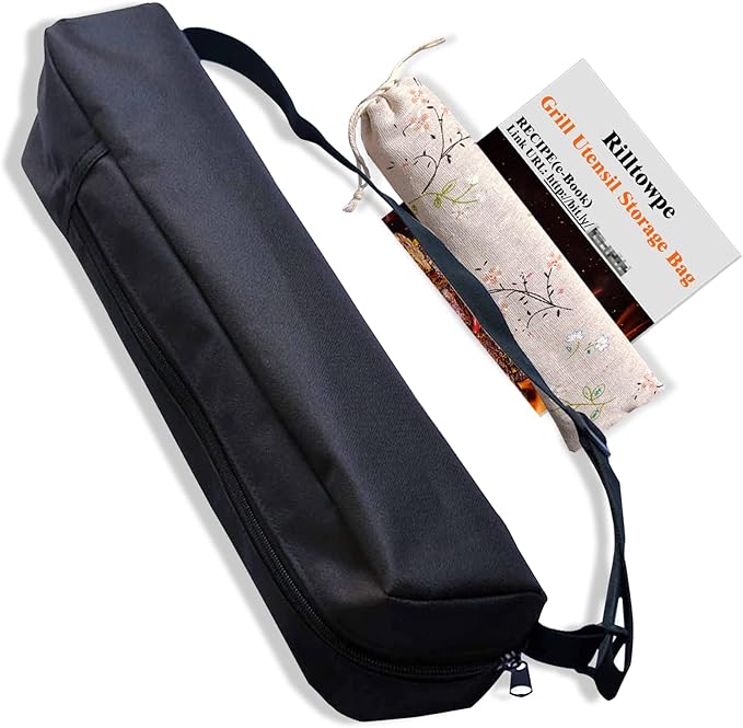 Grill Tool Storage, BBQ tools Bag (Oxford Cloth), Foldable Grilling Bag for Camping and Hiking BBQ. Gift for Men, Give Him a Home Tool.
