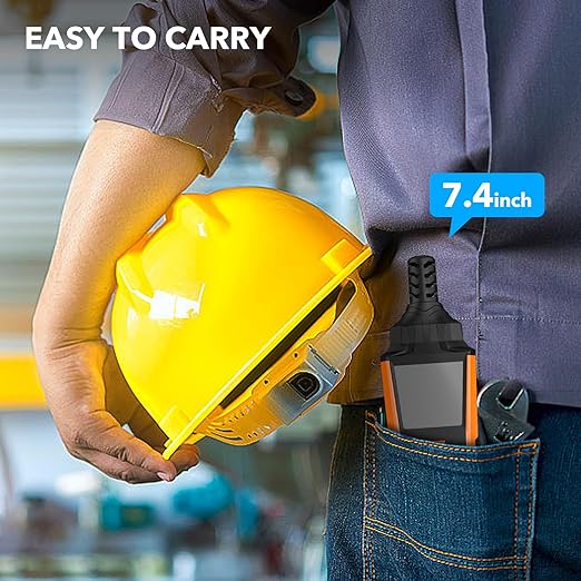 Temperature Humidity Meter, High Precision Digital Hygrometer with Ambient, Dew Point, Wet Bulb Temperature for Indoor Outdoor, Thermometer with Min/Max, Data Hold, LCD Backlight, TH11