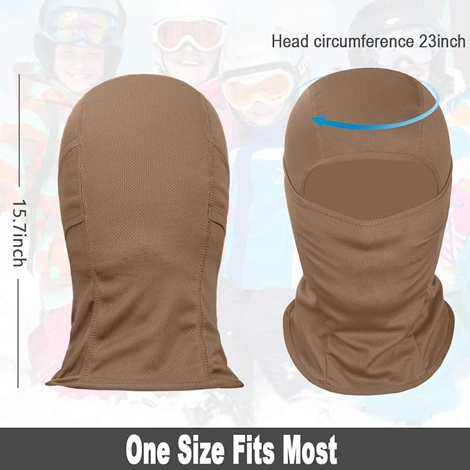 Achiou Ski Mask for Men Women, Balaclava Face Cover, Shiesty Mask UV Protector Lightweight for Motorcycle Snowboard