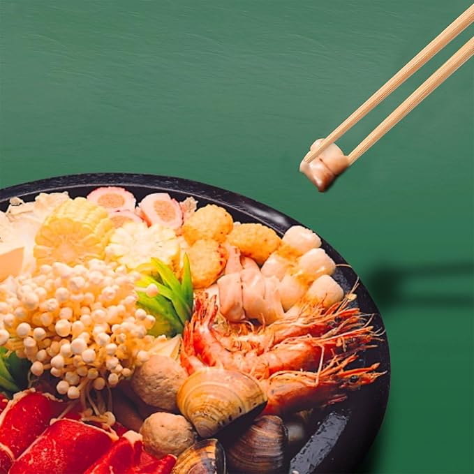 200 Pairs Bamboo Chopsticks - Reusable, Wooden, Disposable, Dishwasher Safe Bulk, 9.4 Inches with Chinese & Japanese Styles,Northern Scenery