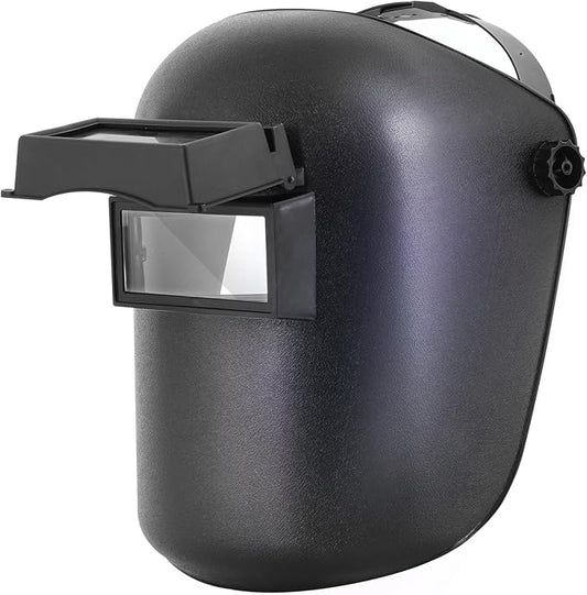TOPDC Welding Helmet 3.86"x1.61", Flip Front Welding Mask with Adjustable Headgear, Shade 11
