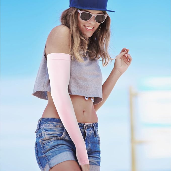 GOUNOD Gardening Sleeves to Cover Arms for Women with Thumb Holes-Sun Protection SPF Cooling Driving UV Blocking