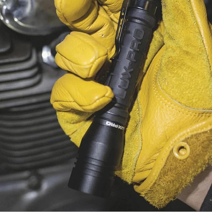 LUXPRO LP290V3 LED Flashlight - Bright 300 Lumens with 3 Light Modes - Aircraft-Grade Aluminum with IPX4 Waterproof Protection & Patented TackGrip - Camping, Outdoor, Home - Batteries Included 6 Pack