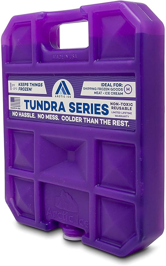 Arctic Ice Tundra Series Long Lasting Reusable Ice Pack - 5° Fahrenheit Cooling Point - Designed to Maintain Freezer-Like Temperatures in Coolers