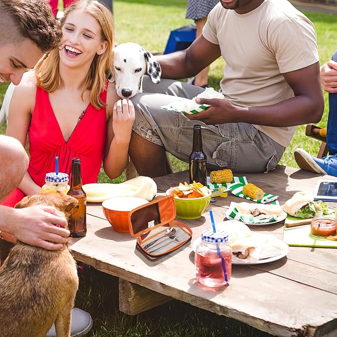 Camping Utensil Bag Travel Cookware Storage Bag Portable Silverware Bag Cooking Utensils Organizer Tableware Fork Spoon Chopsticks Organizer for Outdoor Travel Picnic Camping