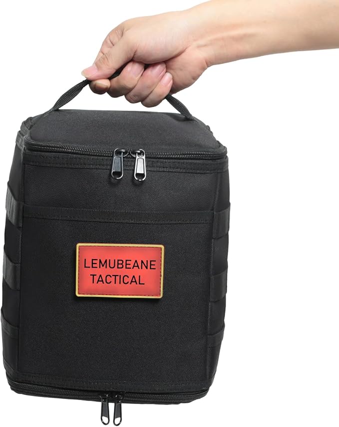 Tactical Camping Storage Bag 7L Utility Tote Bag Trunk Organizer (Coyote Brown)