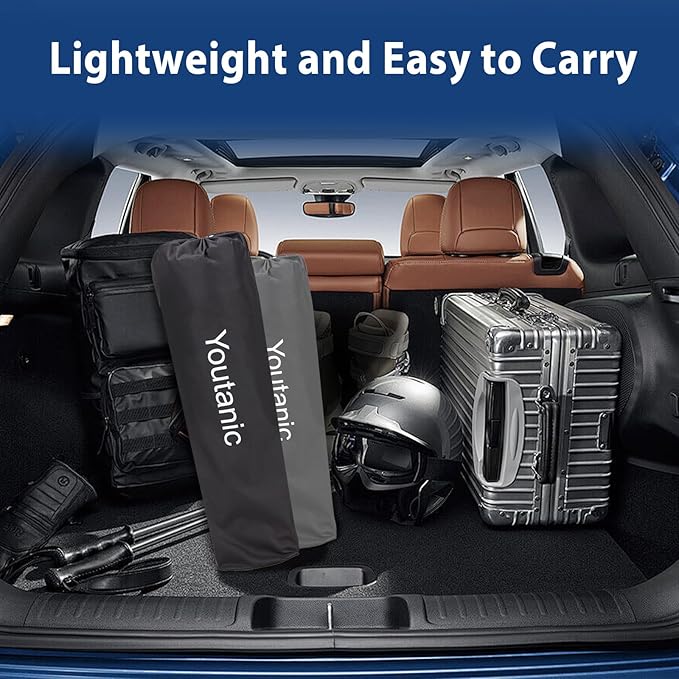 Oversized Camping Chair, Portable Folding Camping Chairs with Side Pocket, Cup Holder and Carry Bag, Heavy Duty Outdoor Camping Chairs for Adults, Fishing, Sports, Trip, up to 400lbs, Style 6