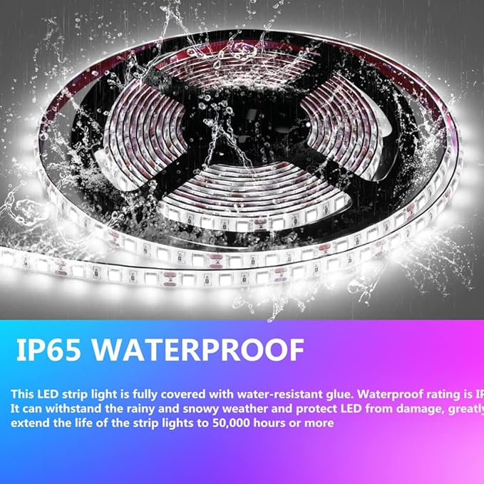 LED Boat Strip Lights, 32.8FT Marine Pontoon Led Lights, Waterproof Boats Interior Light, Under Gunnel Light, Boats Deck Lighting, Night Fishing Lighting for Pontoon Bass Fishing Yacht Kayak (White)