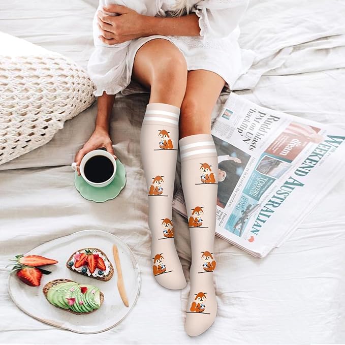 6 Pack Copper Compression Socks for Women and Men Circulation-Best Support for Medical, Running,Nursing,Athletic