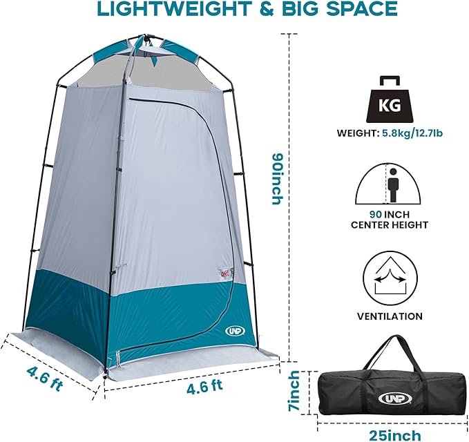 Shower Tent, Outdoor Camping Privacy Shelter-Dressing Changing Room-Portable Toilet Tent for Hiking Sun Shelter Picnic Fishing
