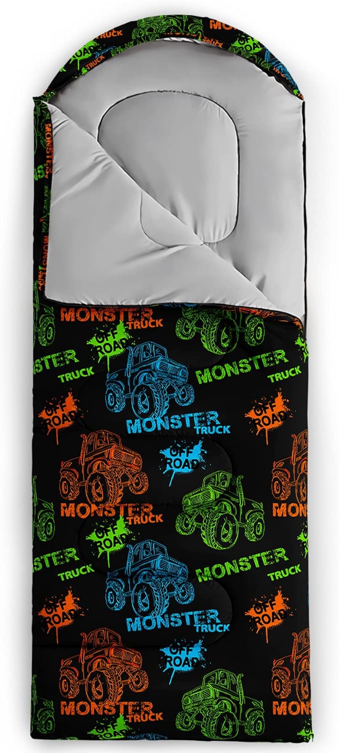 QOOMO Camping Sleeping Bags,3 Season Warm & Cool Weather,Lightweight,Waterproof Sleeping Bags for Adults & Kids,Traveling,and Outdoors,Camping Gear Equipment