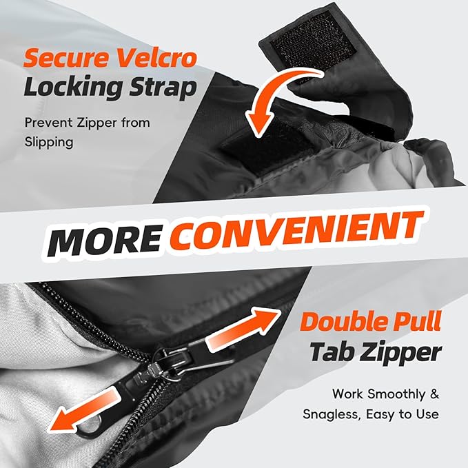 MEREZA Sleeping Bags XL for Adults Cold Weather Mens Large Wide Sleeping Bag for Big and Tall Girls Boys with Compression Sack for Camping Backpacking Warm & Cool Weather