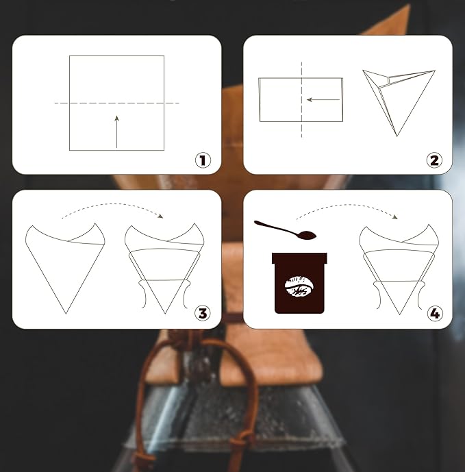 AGOGO Pour Over Coffee Maker Set Glass Coffee Maker with 50pcs Filter Paper -for Home, Office, Camping, Cafes - Easy Clean Coffee Dripper Set (Rag&Brush Included)(10 Cup/34oz)