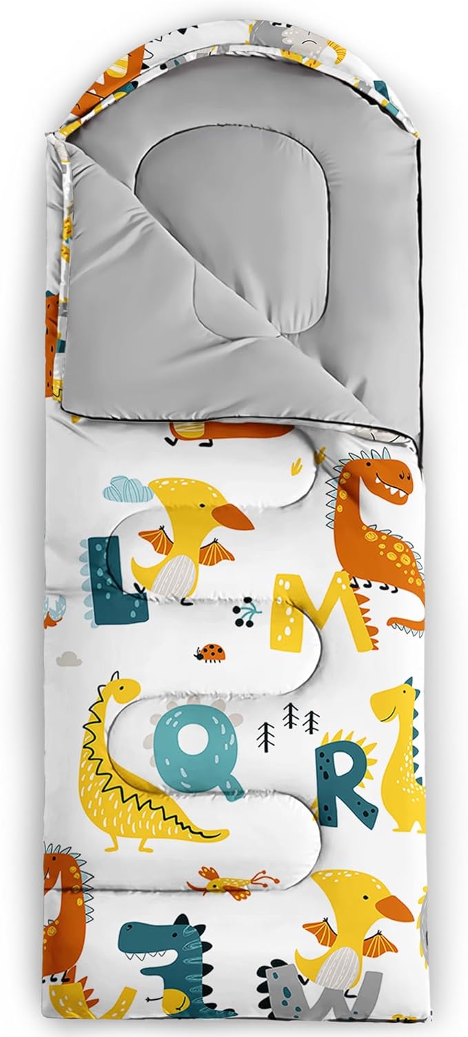 QOOMO Camping Sleeping Bags,3 Season Warm & Cool Weather,Lightweight,Waterproof Sleeping Bags for Adults & Kids,Traveling,and Outdoors,Camping Gear Equipment