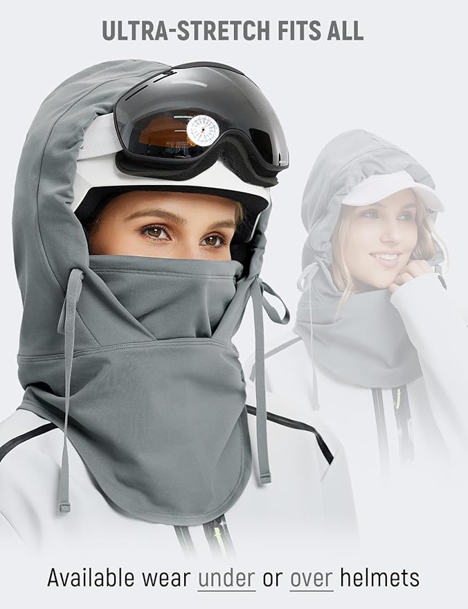 baleaf Balaclava Ski Mask Winter Water Resistant Face Mask for Women Men Cold Weather Gear Skiing Snowboarding Neck Gaiter