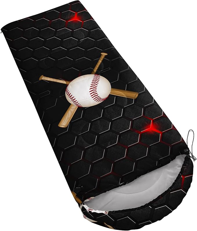 QOOMO Camping Sleeping Bags,3 Season Warm & Cool Weather,Lightweight,Waterproof Sleeping Bags for Adults & Kids,Traveling,and Outdoors,Camping Gear Equipment