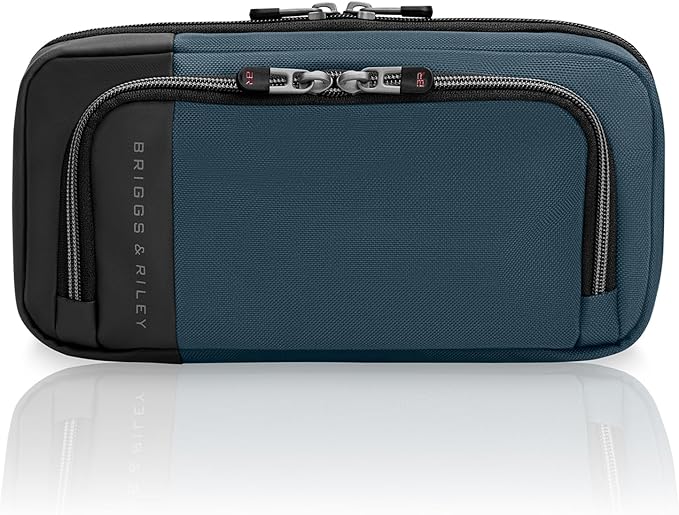 Briggs & Riley Toiletry Kit - Travel Bags for Women & Men, Organizer for Vacation, Dopp Kit for Bathroom Accessories, Makeup, & Skincare