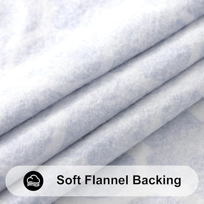 Smiry Rectangle Picnic Table Cover, Waterproof Elastic Fitted Camping Tablecloths for 5 Foot Tables, Wipeable Flannel Backed Vinyl Tablecloth Protector for Indoor, Outdoor (Navy, 36x60 Inches)