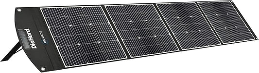 DieHard Solar Panel, 200-Watt, Foldable, Flexible, Lightweight, Portable - Designed for use with DieHard Portable Power Stations
