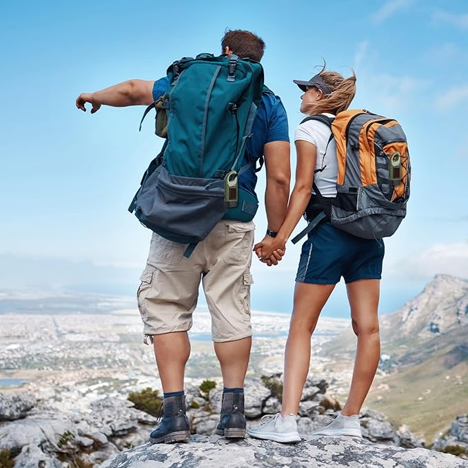 Leelosp 9 Pieces Hand Crank Flashlight Solar Powered Flashlight for Emergencies Dynamo Rechargeable LED Survival Light for Outdoor Sports Hiking Camping (Green)