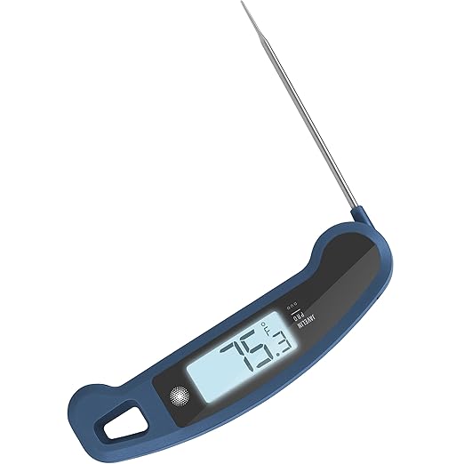 Lavatools Javelin® PRO Duo Ultra-Fast 2-Second Professional Digital Instant Read Meat Thermometer for Grill and Cooking, Auto-Rotating Backlit Display, IP65 Water Resistant, NSF Certified – Maize